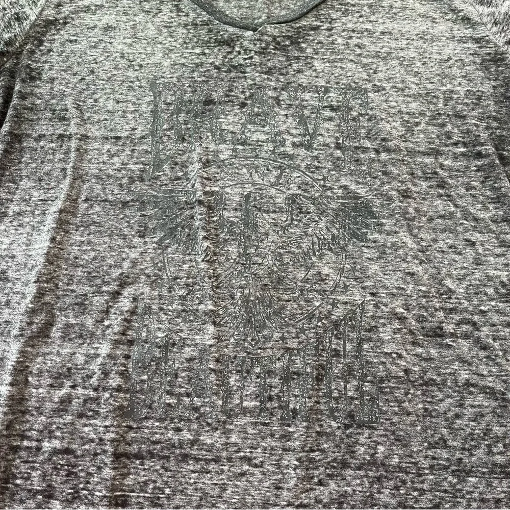 Torrid Womens Black Burnout Faded T-Shirt Brave Beautiful Size 2X - Picture 3 of 6